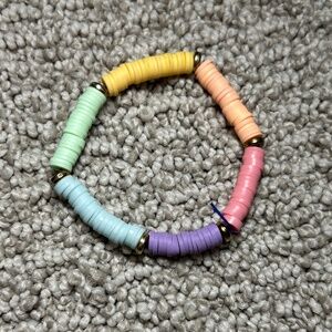 Clay bead bracelets